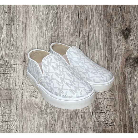 Michael Kors kids loafers slip‎ on MK logo size 7 - Picture 1 of 5